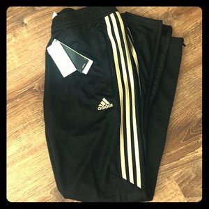 Women’s Adidas Tiro 17 Pants Black/Gold RARE